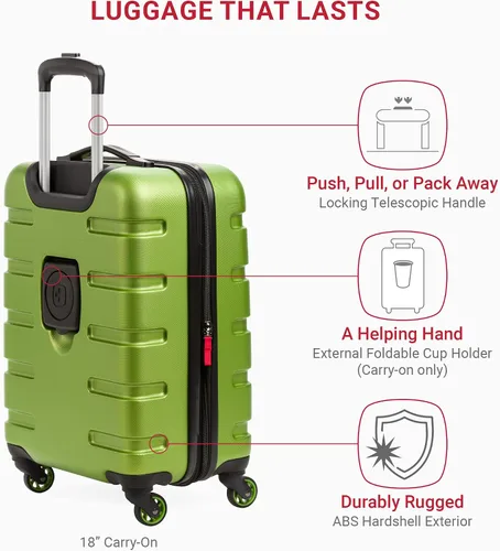 Miniatura 2 de Maleta rígida y expandible SWISSGEAR 7366 con ruedas giratorias
