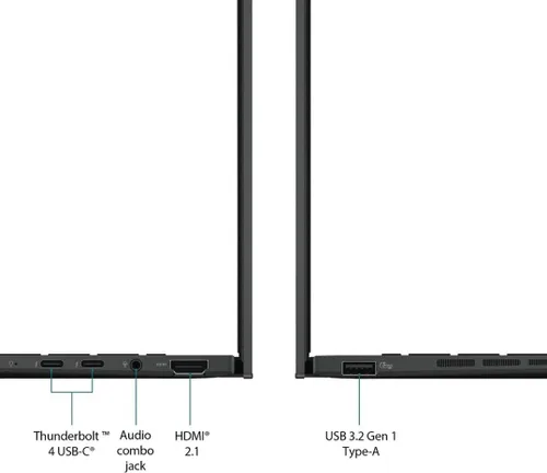 Miniatura 6 de Asus Zenbook 14X OLED Business Laptop 14.5/'' 2.8K 120Hz Pantalla táctil (550nits, 100% DCI-P3, brillante) 13ª generación Intel 14-core i7-13700H