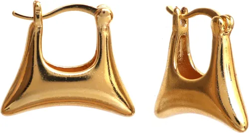 Miniatura 42 de Gempires - Aretes ligeros y gruesos, delicados y minimalistas, hipoalergénicos, chapados en oro, sin deslustre, diseño clásico, para uso diario