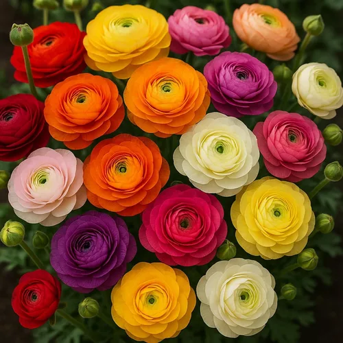 Miniatura 9 de Colección Fruit Punch Ranunculus - Bombillas de colores mixtos para plantar, colorido, fácil de cultivar (10 bombillas)