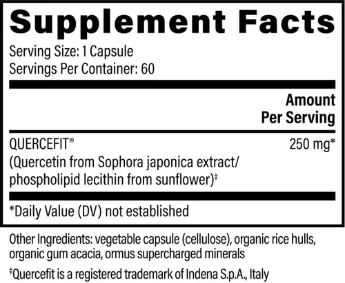 Miniatura 2 de Global Healing Center Quercetina (paquete de 2) 500 mg en total, 250 mg cada uno, apoya la función del sistema inmunológico y la respuesta natural
