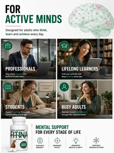 Miniatura 4 de Aumento de la memoria, ayuda cognitiva, salud cerebral (100 tabletas/paquete de 1)