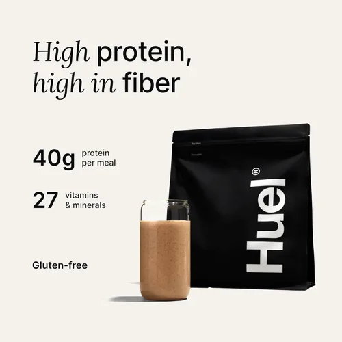 Miniatura 2 de Huel Black Edition Batido de Proteína en Polvo Sustituto de Comida - Galletas y Crema 34 Porciones Repleto de Alimento 100% Nutricionalmente