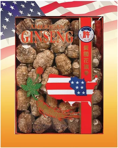 Miniatura 4 de Hsu's SKU 0168-XL8 - Raíces de ginseng americano extra grandes de perlas - Raíces de ginseng entero cultivadas 100% de Wisconsin de primera calidad