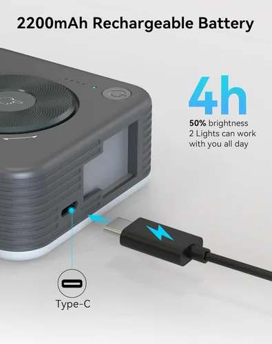 Miniatura 7 de SmallRig P96 Luz de Vídeo LED, Luces de Cámara Portátiles, 96 Perlas LED para Iluminación de Vídeos Fotográficos, Recargable 2200mAh CRI 95+
