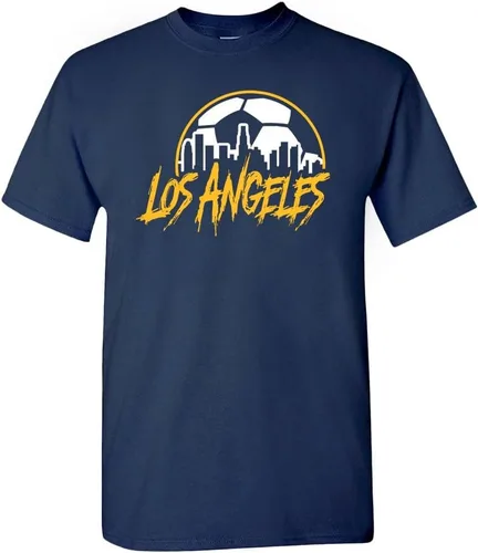 Miniatura 15 de Xtreme Apparrel Camiseta Team City Skyline para los aficionados al fútbol New York - Camisa azul marino