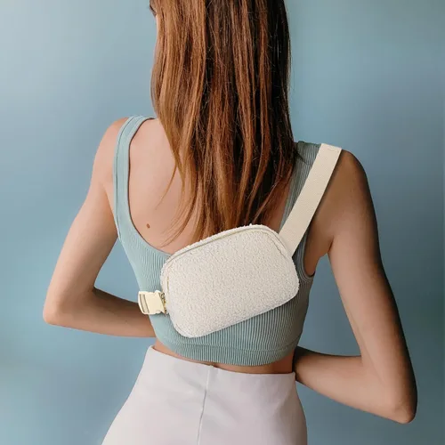Miniatura 79 de Riñonera cruzada para mujeres y hombres, bolsa para cinturón para senderismo con correa ajustable, riñonera para correr, entrenamiento, deportes