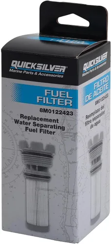 Miniatura 4 de Quicksilver 8M0122423 Elemento de filtro de combustible para motores fueraborda Mercury y Mariner seleccionados y motores de propulsión de popa