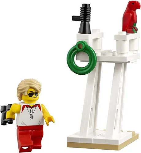 Miniatura 4 de LEGO City Town People Pack - Fun at The Beach 60153 Kit de construcción (169 piezas)