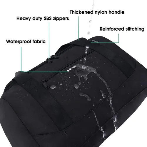 Miniatura 4 de ECOHUB Para Spirit Airlines - Bolsa de viaje de 18 x 14 x 8 pulgadas, bolsa de viaje, bolsa de lona de viaje, artículos esenciales de viaje, bolsa