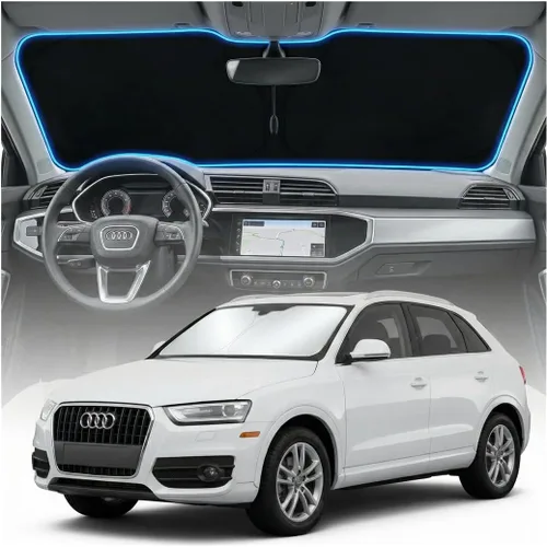 Miniatura 61 de Cubierta para parabrisas para BMW X1 E84 – Ajuste personalizado X1 E84 Accesorios 2016-2024 2025 Parasol plegable protección UV y escudo térmico