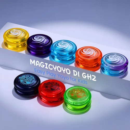 Miniatura 2 de Looping Yoyo D1 Responsive YoYo para niños principiantes, Yo Yo Yo de 2A Loop Yo-Yo Starter Yo-Yo Easy to Play Trucos de cuerda básicos (rojo)