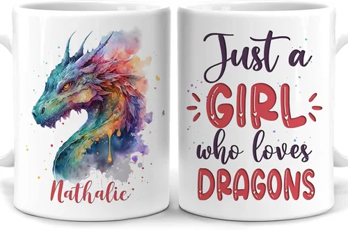 Miniatura 15 de Hyturtle Regalos Personalizados Amante de Ranas - Solo Una Chica Que Ama Las Ranas Taza de Café Personalizada con Nombre en Cerámica de 11oz - Idea