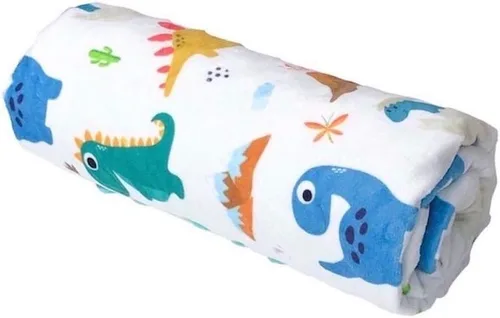 Miniatura 3 de Manta de Felpa Suave Minky para Niños y Niñas - Doble Capa con Respaldo Punteado, de Recién Nacido a Niño Pequeño - Regalos para Baby Shower