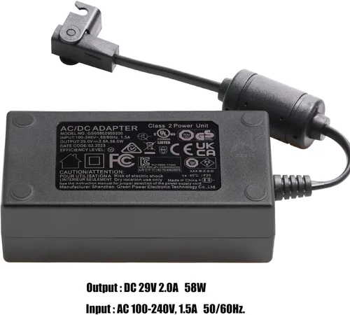 Miniatura 2 de ttmagic Fuente de poder universal para reclinable, adaptador AC/DC para reclinable, transformador de fuente de poder de 29V 2A con conector de 2