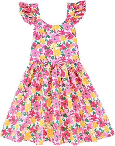 Miniatura 128 de Vestido de verano para niña, de algodón, con diseño floral