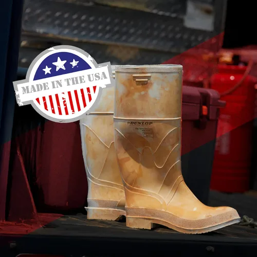 Miniatura 9 de DUNLOP Puntera de acero de PVC blanco - Botas de goma para hombres y mujeres - PVC - Botas de trabajo y hormigón - Punta de acero - Impermeable