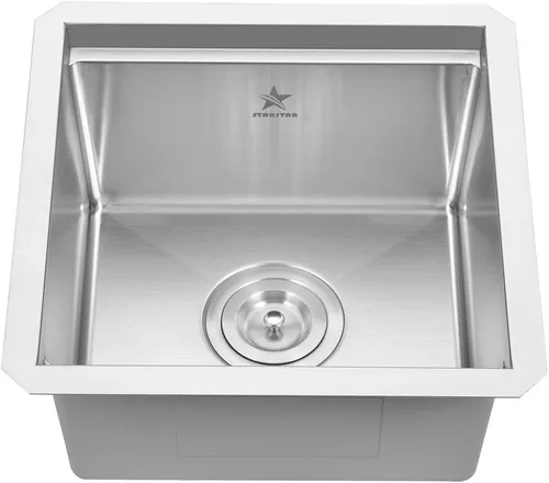 Miniatura 5 de STARSTAR Workstation Ledge - Fregadero de cocina de acero inoxidable 304 con rejilla y tabla de cortar (15 x 15)