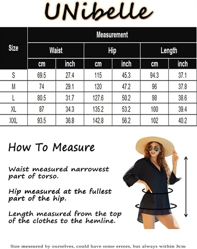 Miniatura 6 de UNibelle Camisas de lino de algodón para mujer, estilo casual, con botones, para playa, para cubrir el traje de baño