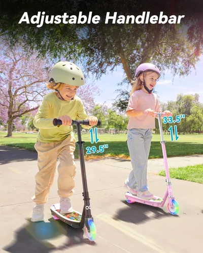 Miniatura 6 de Gyroor KS2 Kids Electric Scooter – 5 MPH Safe Speed, Foot Sensor Start, LED Lights, Adjustable Handlebar, 2 Hr Fast Charge, UL2272 Certified, Ages