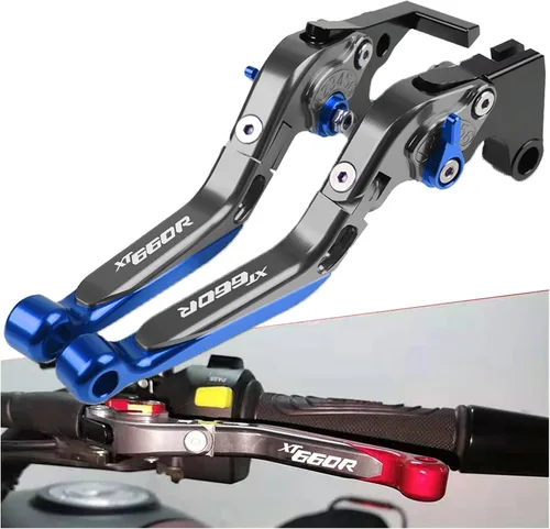 Miniatura 6 de Para Yamaha XT660R XT660 R 2014 2015 2016 2004-2017 Accesorios de motocicleta motocicleta ajustable extensible freno embrague palancas