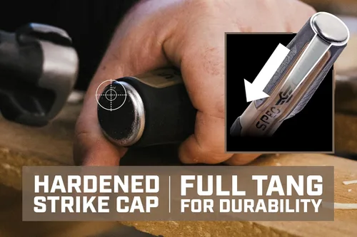 Miniatura 5 de Spec Ops Tools - Juego de cinceles de madera con cuchillas de acero de alto carbono, agarre absorbente de golpes, 4 piezas, 3% donado a veteranos