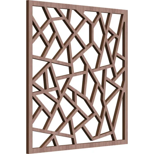 Miniatura 37 de 7 3/8 pulgadas de ancho x 7 3/8 pulgadas de alto x 3/8 pulgadas de alto, paneles de pared de madera con calado decorativo extra pequeño de Venecia