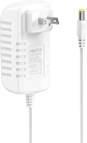 Miniatura 11 de PAUTIX - Adaptador de fuente de alimentación de 24V CC 24V 2A 48W Transformador de controlador LED de bajo voltaje con enchufe US de 5.5 x 2.1mm