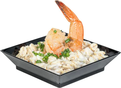 Miniatura 9 de Restaurantware Mini platos de degustación de 2.5 x 2.5 pulgadas, 100 platos cuadrados desechables de plástico, platos de plástico negro duraderos