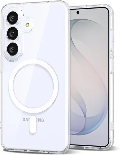 Miniatura 145 de Svanove para Samsung Galaxy S22 Funda de teléfono de silicona magnética, compatible con Magsafe, linda para mujeres, brillante color brillante, gel