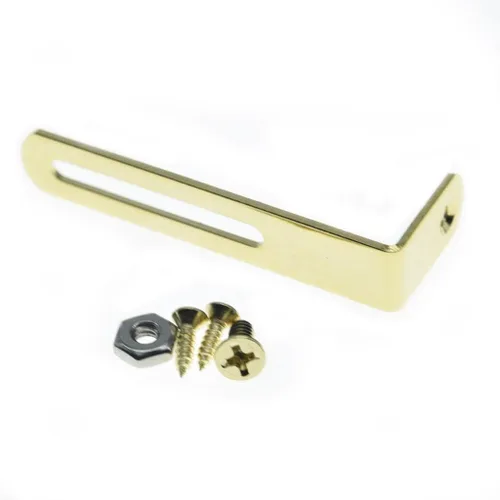 Miniatura 10 de KAISH Soporte de golpeador de guitarra de acero inoxidable premium con tornillos de montaje de golpeador Perno y tuerca para USA Les Paul Negro