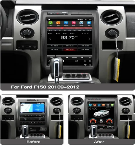 Miniatura 2 de Radio de coche Carplay de 12.1 pulgadas para Ford F150 Raptor 2009-2012 años, CPU de 8 núcleos, Carplay Android Auto Ready GPS WiFi FM DSP