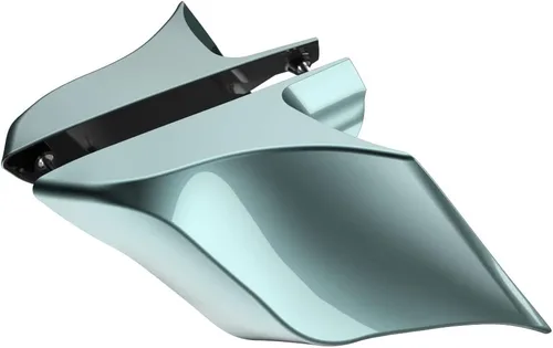 Miniatura 62 de Advanblack Barracuda - Cubiertas laterales estiradas plateadas (brillantes), paneles extendidos para Harley Touring Street Glide Road Glide Electra