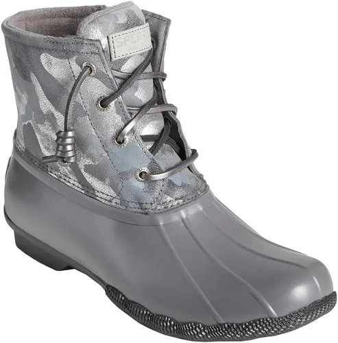 Miniatura 2 de Sperry Botas de lluvia acolchadas brillantes Saltwater para mujer, Gris (Grey Grey)