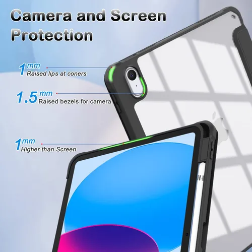 Miniatura 6 de OKP Funda para iPad de 11ª Generación de 11 Pulgadas (A16) 2025, para iPad de 10.9'' de 10ª Gen 2022, Funda delgada y ligera para iPad 11/10ª Gen