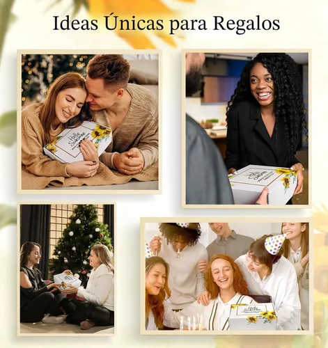 Miniatura 6 de Regalos de girasol para mujer, regalo de cumpleaños para mujeres, regalo de envío de sol, regalos de agradecimiento, paquete de cuidado, pensando