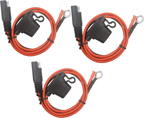 Cable de terminal de anillo tórico – Conector SAE de 2 pies, enchufe SAE a cable de cargador de batería, adaptador de extensión de arnés de terminal