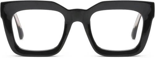 Miniatura 13 de AQWANO Stylish Blue Light Reading Glasses Women Men, Fashion Oversized Square Designer Readers Computer Eyeglasses Púrpura - Metal incorporado