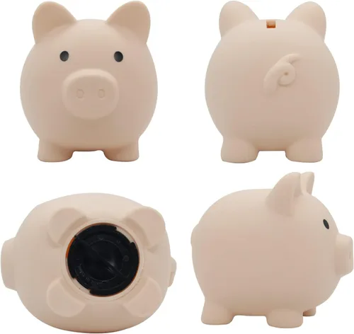 Miniatura 3 de AIFLM Alcancía personalizada con nombre personalizado, caja de dinero para niñas y niños, caja de dinero de ahorro para cumpleaños, Navidad, día