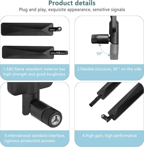 Miniatura 3 de Amplificador de antena macho RP-SMA, compatible con Spypoint Link Micro EVO Tactacam Reveal SK Defend XB Browning X Pro Stealth 4G LTE amplificador