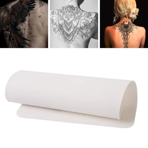 Miniatura 3 de Gospire 10 piezas de piel de práctica de tatuaje en blanco 8x6 piel práctica tatuaje piel hoja de práctica para principiantes y artistas