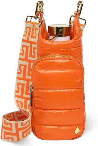 WanderFull Original HydroBag Fits Up to 32 oz Water Bottle Holder with Strap – Hands-Free Crossbody Water Bottle Carrier Bag with Phone Pocket