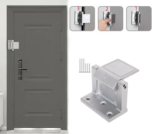Miniatura 4 de Cerradura de puerta reforzadora de privacidad para puerta de hotel, cerradura de puerta de seguridad de hotel, pestillo de puerta de privacidad