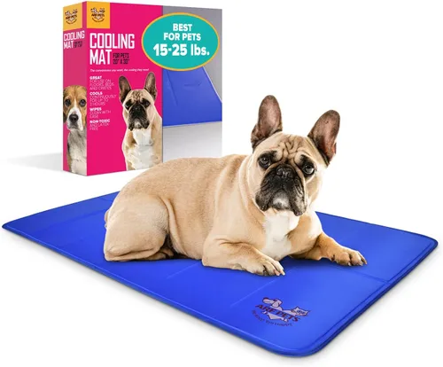 Arf Pets Alfombrilla de enfriamiento para perros – Almohadilla de gel de auto-enfriamiento para camas, perreras y jaulas | Duradera, no tóxica,