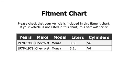 Miniatura 2 de Junta de salida del refrigerante del motor compatible con Chevrolet Monza 1978 1979 1980 PC-755000 1980 1979 1978