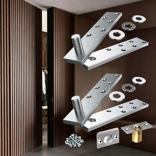 Bisagras de pivote ocultas, bisagras de puerta ocultas, accesorios de herrajes de bisagra ocultos, herrajes de pestillo de bola para puertas de