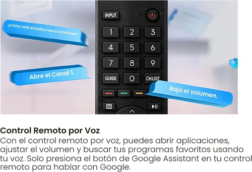 Miniatura 12 de Hisense - Televisión Smart 55A6H serie A6, de 55 pulgadas, con resolución 4K UHD, con Google TV, compatibilidad con Alexa, Dolby Vision HDR, DTS