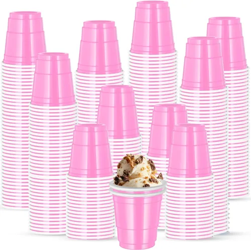 Miniatura 19 de 500 piezas Vasos de Chupito de Plástico Lake Bule de 2 onzas vasos de chupito azules Revelación de Género vasos de chupito desechables para beber