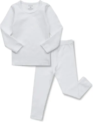 Miniatura 11 de AVAUMA - Pijama para niños y niñas de algodón básico para uso diario