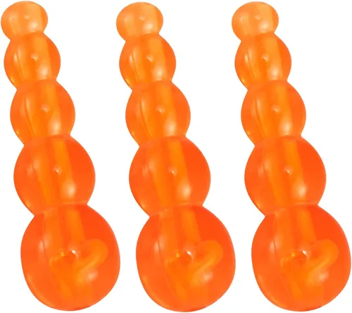 Miniatura 9 de Dr.Fish Paquete de 50 cuentas de pesca apiladas, cuentas de trucha, suministros para hacer señuelos, aparejo de lucioperca, hilandero de pesca